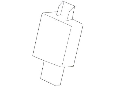GM License Plate Light Housing; Left (14-17 Silverado 1500)