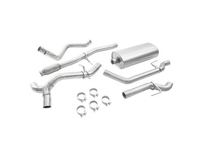 GM Performance Dual Exhaust System with Polished Tips; Rear Exit (19-25 5.3L Silverado 1500)