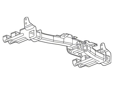 GM Receiver Hitch; Heavy Duty (14-18 Silverado 1500)