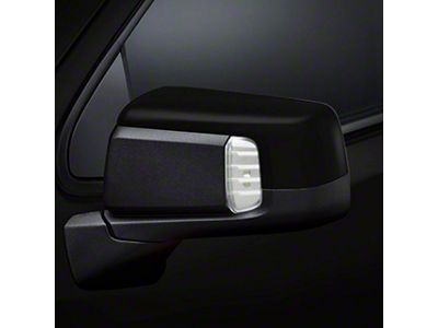 GM Side Mirror Covers; Black (19-23 Silverado 1500)