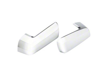 GM Side Mirror Covers; Chrome (19-23 Silverado 1500)