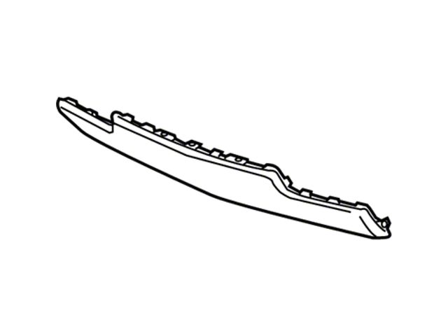22944882 GM Silverado 1500 Front Bumper Impact Bar Skid Plate 22944882 (14-15 ...