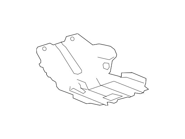 22944882 GM Silverado 1500 Skid Plate; Front; With Chrome Bumper; With Z71 ...