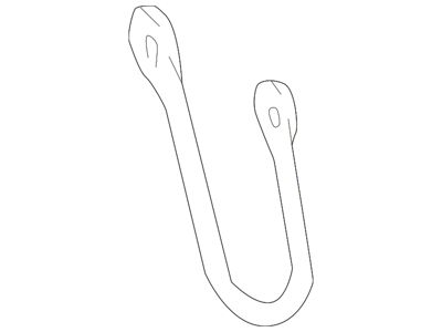 GM Tailgate Check Cable; Left (99-02 Silverado 1500)