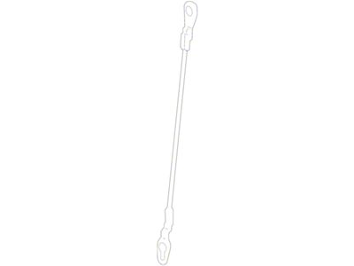 GM Tailgate Check Cable; Left (07-13 Silverado 1500)