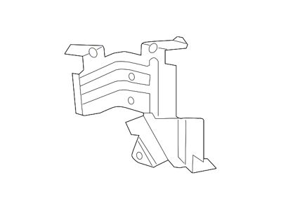 GM Bumper Bracket; Front Left (11-14 Silverado 2500 HD)