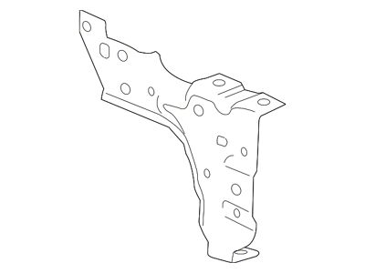 GM Bumper Cover Support; Rear Right (15-19 Silverado 2500 HD)