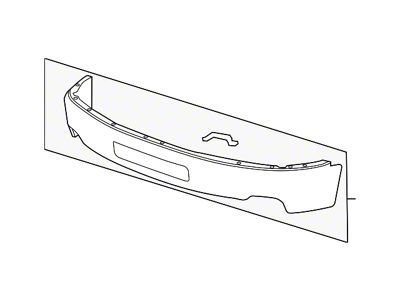 GM Front Bumper Face Bar without Fog Light Openings; Chrome (11-14 Silverado 2500 HD)