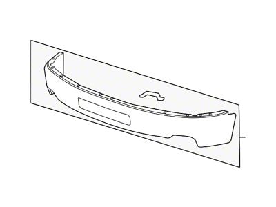 GM Front Bumper Face Bar with Fog Light Openings; Chrome (11-14 Silverado 2500 HD)