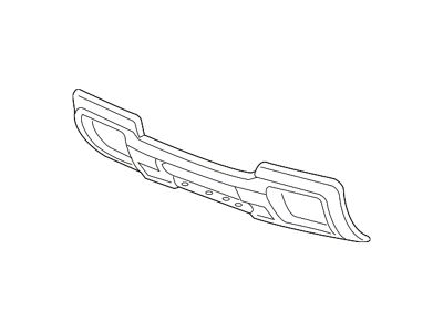 GM Bumper to Body Filler Panel; Front; With Parking Aid Sensors (15-19 Silverado 2500 HD)