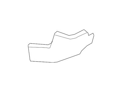 GM Fender Insert; Front Right (15-19 Silverado 2500 HD)