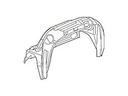 GM Fender Liner; Rear Right (15-19 Silverado 2500 HD)