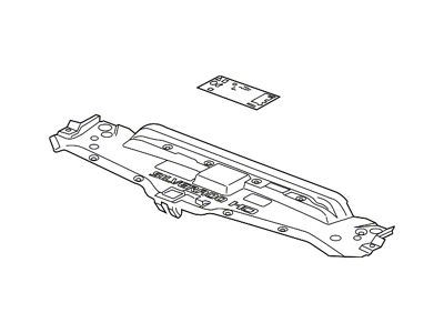 GM Panel Molding; Front (15-19 Silverado 2500 HD)