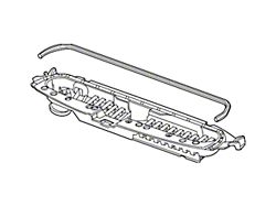 Panel Molding; Front; Upper Radiator Cover (2020 Silverado 2500 HD)