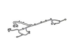 GM Body Wiring Harness; With Parking Aid Sensors; Bumper Rear (2015 Silverado 3500 HD)