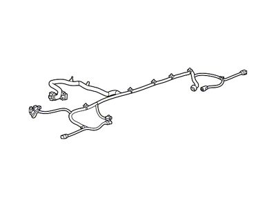 GM Body Wiring Harness; With Parking Aid Sensors; Bumper Rear (2015 Silverado 3500 HD)