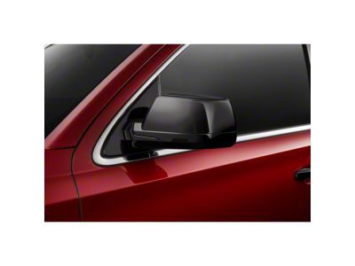 GM Mirror Covers; Black (15-20 Tahoe)