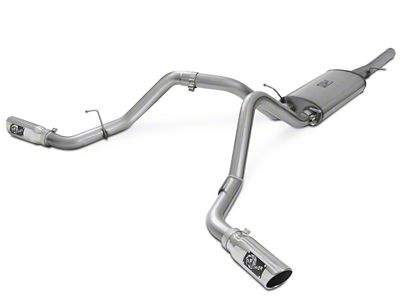 AFE MACH Force-XP 3-Inch Dual Exhaust System with Polished Tips; Side Exit (09-13 4.3L Sierra 1500)