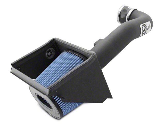 AFE Magnum FORCE Stage-2 Cold Air Intake with Pro 5R Oiled Filter; Black (14-18 5.3L Sierra 1500)