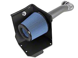 AFE Magnum FORCE Stage-2 Cold Air Intake with Pro 5R Oiled Filter; Matte Gray (14-18 5.3L Sierra 1500 w/ Electric Cooling Fan)