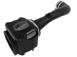 AFE Momentum GT Cold Air Intake with Pro DRY S Filter; Black (09-13 5.3L Sierra 1500 w/ Electric Cooling Fan)