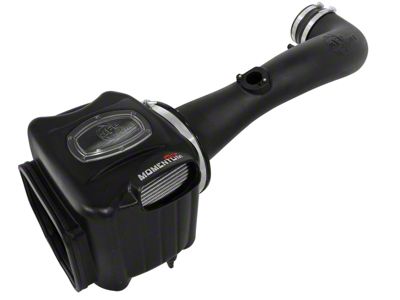 AFE Momentum GT Cold Air Intake with Pro DRY S Filter; Black (09-13 5.3L Sierra 1500 w/ Electric Cooling Fan)