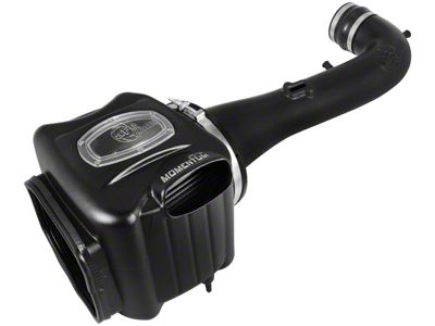 AFE Momentum GT Cold Air Intake with Pro DRY S Filter; Black (14-18 6.2L Sierra 1500)