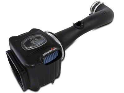 AFE Momentum GT Cold Air Intake with Pro 5R Oiled Filter; Black (09-13 4.8L Sierra 1500 w/ Electric Cooling Fan)
