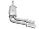 AFE Rebel Series 3 to 2.50-Inch Dual Exhaust System with Polished Tips; Middle Side Exit (09-13 4.8L Sierra 1500)