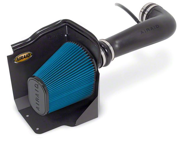 Airaid Cold Air Dam Intake with Blue SynthaMax Dry Filter (09-13 5.3L Sierra 1500 w/ Electric Cooling Fan)