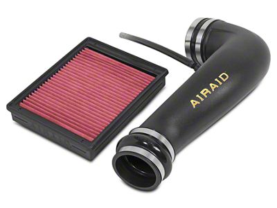 Airaid Junior Intake Tube Kit with Red SynthaMax Dry Filter (07-09 6.0L Sierra 1500 w/ Electric Cooling Fan, Excluding Hybrid)