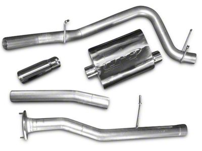 CGS Motorsports Aluminized Single Exhaust System; Side Exit (10-11 6.2L Sierra 1500)