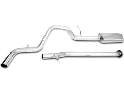 CGS Motorsports Stainless Single Exhaust System; Side Exit (14-18 4.3L Sierra 1500)