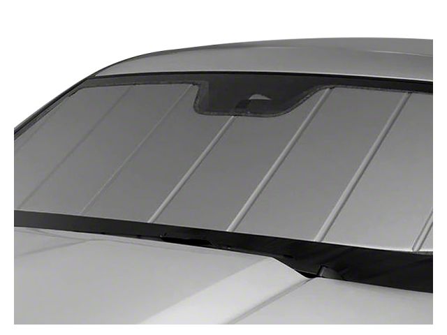 Covercraft UVS100 Heat Shield Custom Sunscreen; Silver (07-13 Sierra 1500)