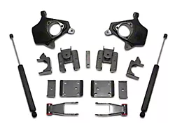 Max Trac Lowering Kit with Lowering Spindles; 2-Inch Front / 4-Inch Rear (07-13 2WD/4WD Sierra 1500)