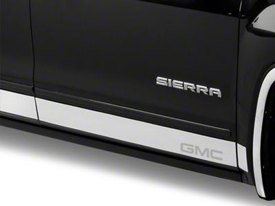 Putco Stainless Steel Rocker Panels with GMC Logo (07-13 Sierra 1500)