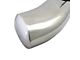 Raptor Series 4-Inch OE Style Curved Oval Side Step Bars; Rocker Mount; Polished Stainless Steel (07-13 Sierra 1500)