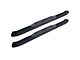Raptor Series 4-Inch OE Style Curved Oval Side Step Bars; Body Mount; Black (99-13 Sierra 1500)