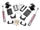 Rough Country Lowering Kit; 2-Inch Front / 4-Inch Rear (07-15 2WD Sierra 1500, Excluding 6.2L)