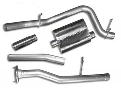 CGS Motorsports Stainless Single Exhaust System; Side Exit (10-11 6.2L Sierra 1500)