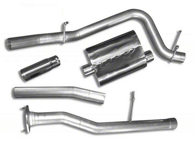 CGS Motorsports Stainless Single Exhaust System; Side Exit (10-11 6.2L Sierra 1500)