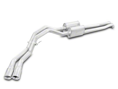Stainless Works Turbo Chambered Dual Exhaust System; Performance Connect; Same Side Exit (07-18 5.3L Sierra 1500)
