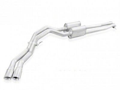 Stainless Works Turbo Chambered Dual Exhaust System; Performance Connect; Same Side Exit (09-18 6.2L Sierra 1500)