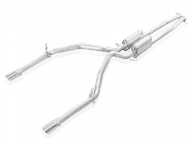 Stainless Works Turbo Chambered Dual Exhaust System; Performance Connect; Rear Exit (09-18 6.2L Sierra 1500)