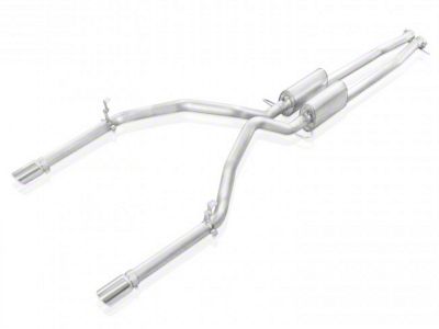 Stainless Works Turbo Chambered Dual Exhaust System; Performance Connect; Rear Exit (09-18 6.2L Sierra 1500)