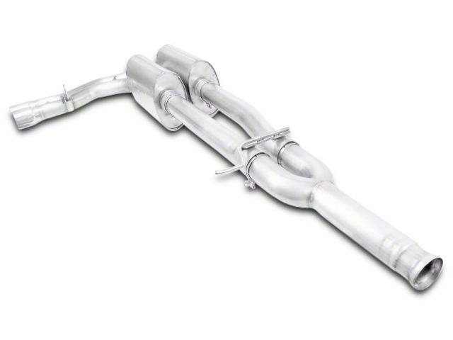 Stainless Works Turbo S-Tube Dual Exhaust System; Factory Connect; Middle Side Exit (07-18 5.3L Sierra 1500)