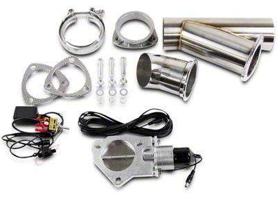 Granatelli Motor Sports Electronic Exhaust Cutout System; 3-Inch Stainless Steel (Universal; Some Adaptation May Be Required)
