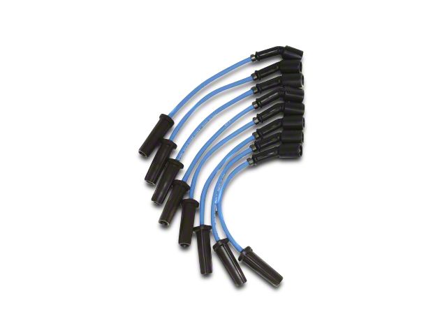 Granatelli Motor Sports High Performance Ignition Wires; Blue (07-13 4.8L, 5.3L, 6.0L Sierra 1500)