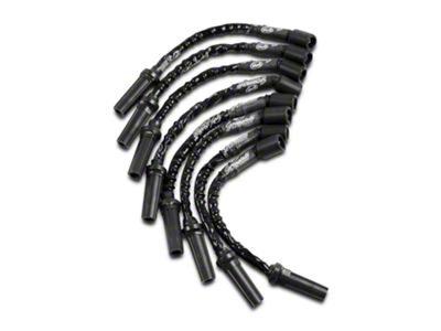 Granatelli Motor Sports High Performance Ignition Wires; High Temp Black (07-13 4.8L, 5.3L, 6.0L Sierra 1500)