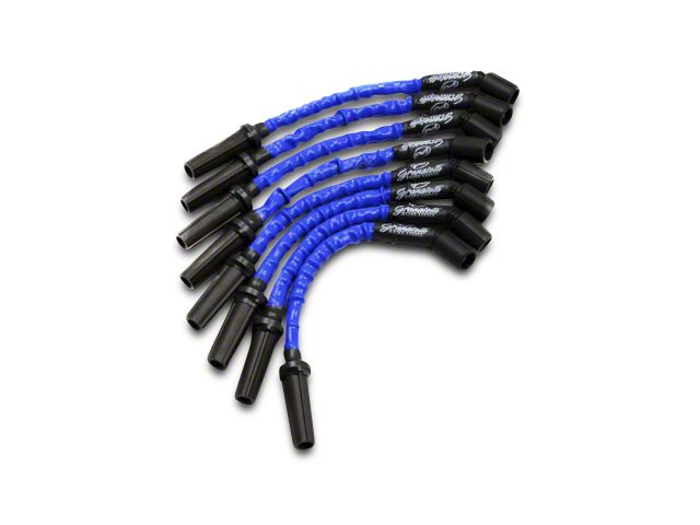 Granatelli Motor Sports High Performance Ignition Wires; High Temp Blue (07-13 4.8L, 5.3L, 6.0L Sierra 1500)